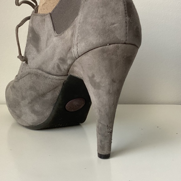Me Too Lisbon Oxford Pumps Grey Suede - 6.5M - Picture 11 of 14